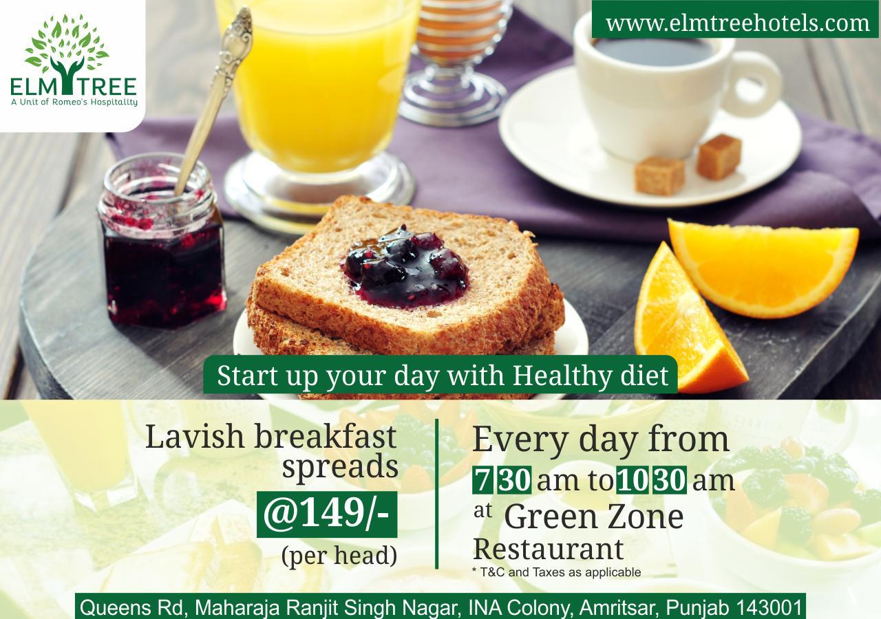 Elm Tree Amritsar Hotel Bagian luar foto
